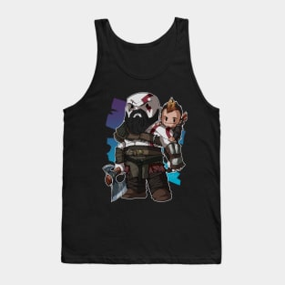 Kratos and Atreus Tank Top